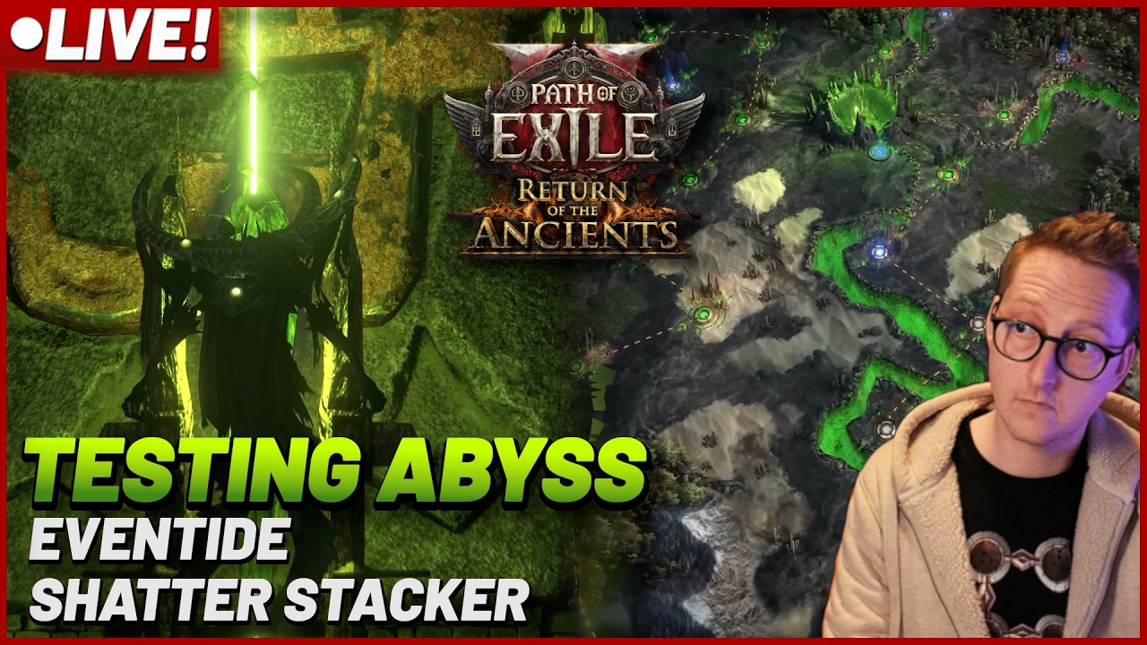 🔴[LIVE] PoE 2 0.5  - Abyss Farming Test - Eventide Shatter Monk