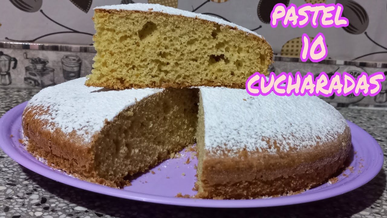 PASTEL 10 CUCHARADAS - Receta De BIZCOCHUELO Para Principiantes