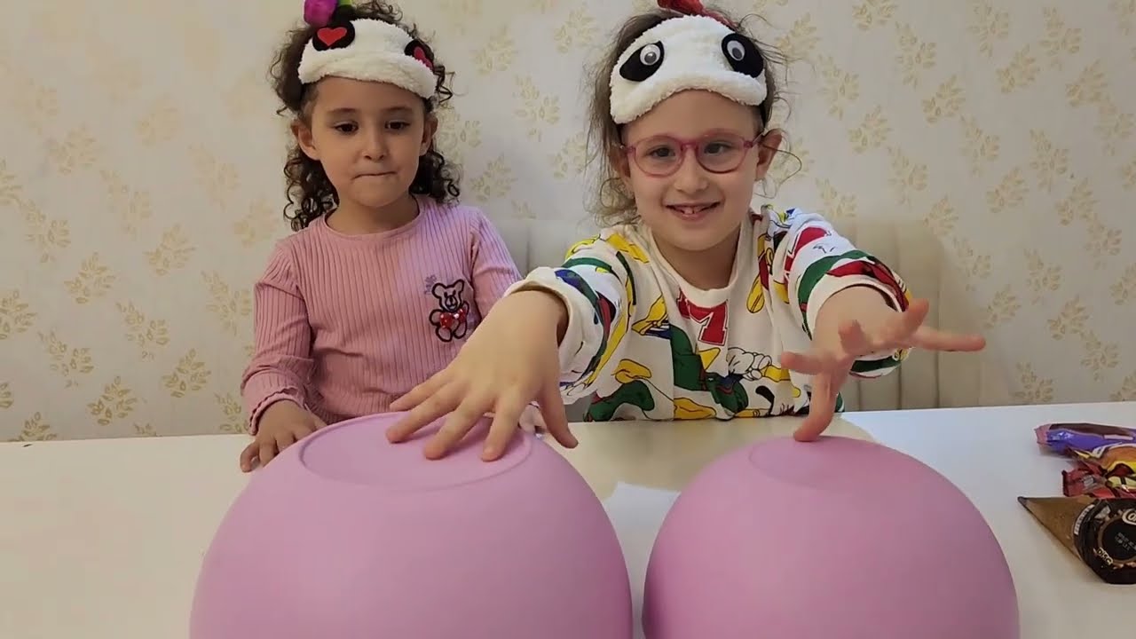 BAHAR VE BANU ALYA DONDURMA BUL CHALLENGE !! ماما جابت بيبي - جنى مقداد | طيور الجنة