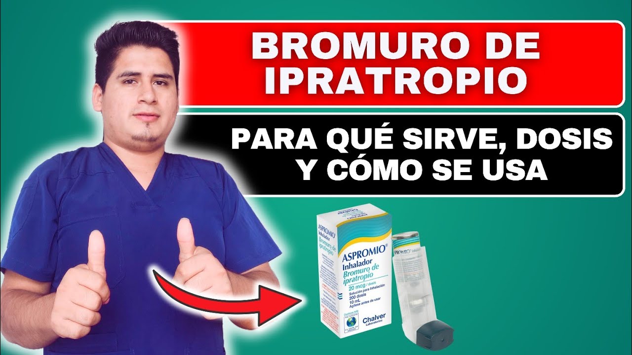 💊Bromuro de ipratropio inhalador. Bromuro de ipratropio para que sirve