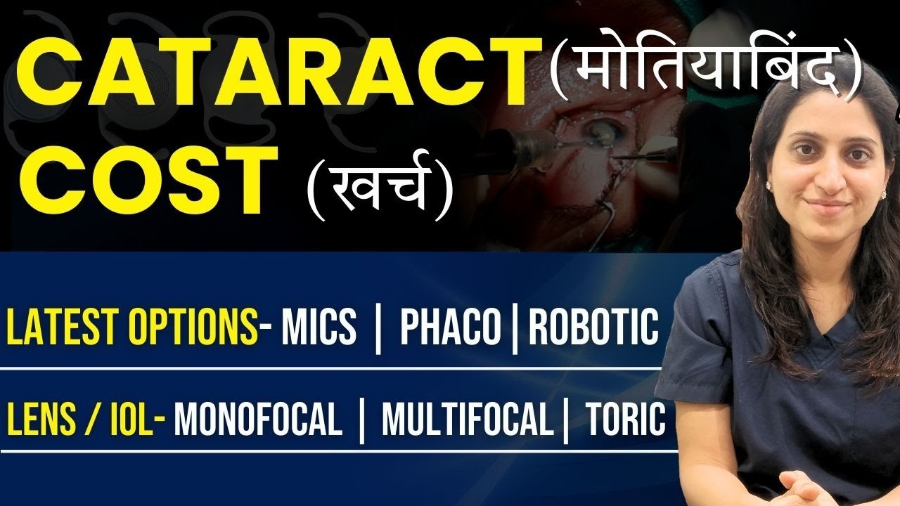 Cataract (मोतियाबिंद) Guide: Surgery Cost, Lens /IOL & Types (MICS, Phaco, Robotic)