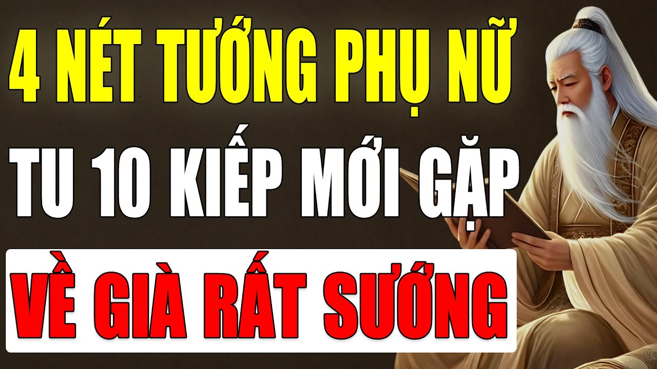 Cổ Nhân Tiết Lộ: 4 Nét Tướng Phụ Nữ Tu 10 Kiếp Mới Gặp – Về Già Rất Sướng