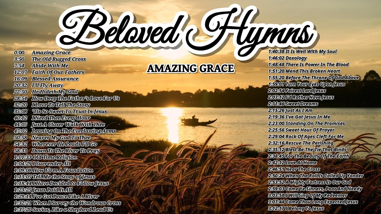 Beloved Hymns / 100 Best All Time Music / Amazing Grace, The Old Rugged Cross, It Is Well, and more.
