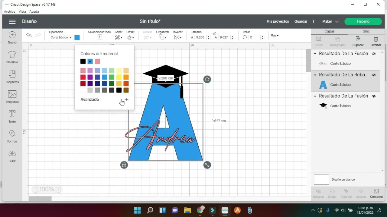 letra sobre letra en cricut| rebanar y soldar|Cricut para principiantes