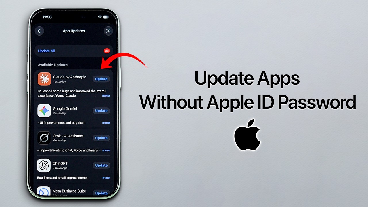 How to Update Apps on iPhone Without Apple ID Password?