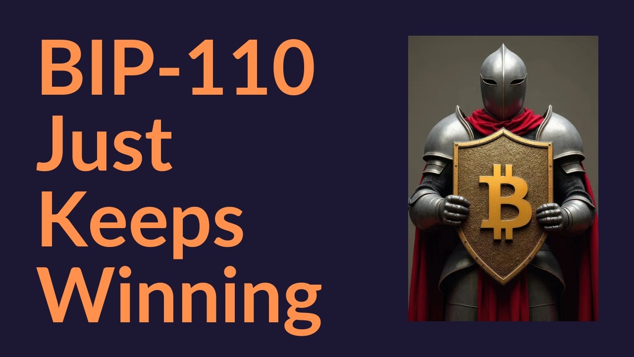 BIP-110 Just Keeps Winning