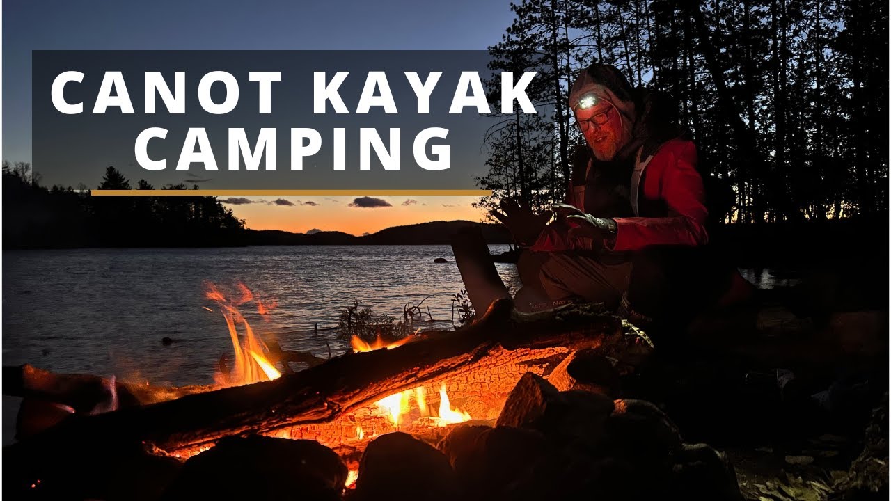Canot Kayak Camping 3 jours 2 nuits sur une presqu'île isolée du Québec