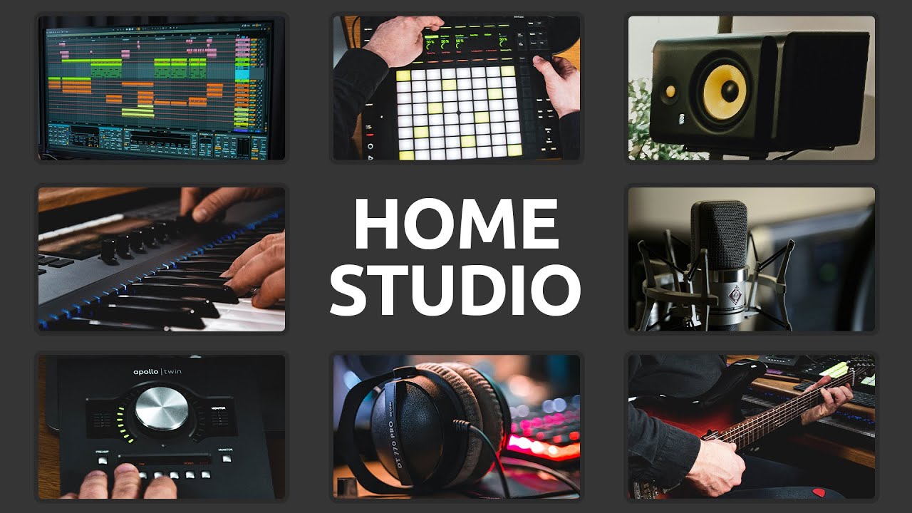 De quoi se compose un home studio : le guide pour d&eacute;butants