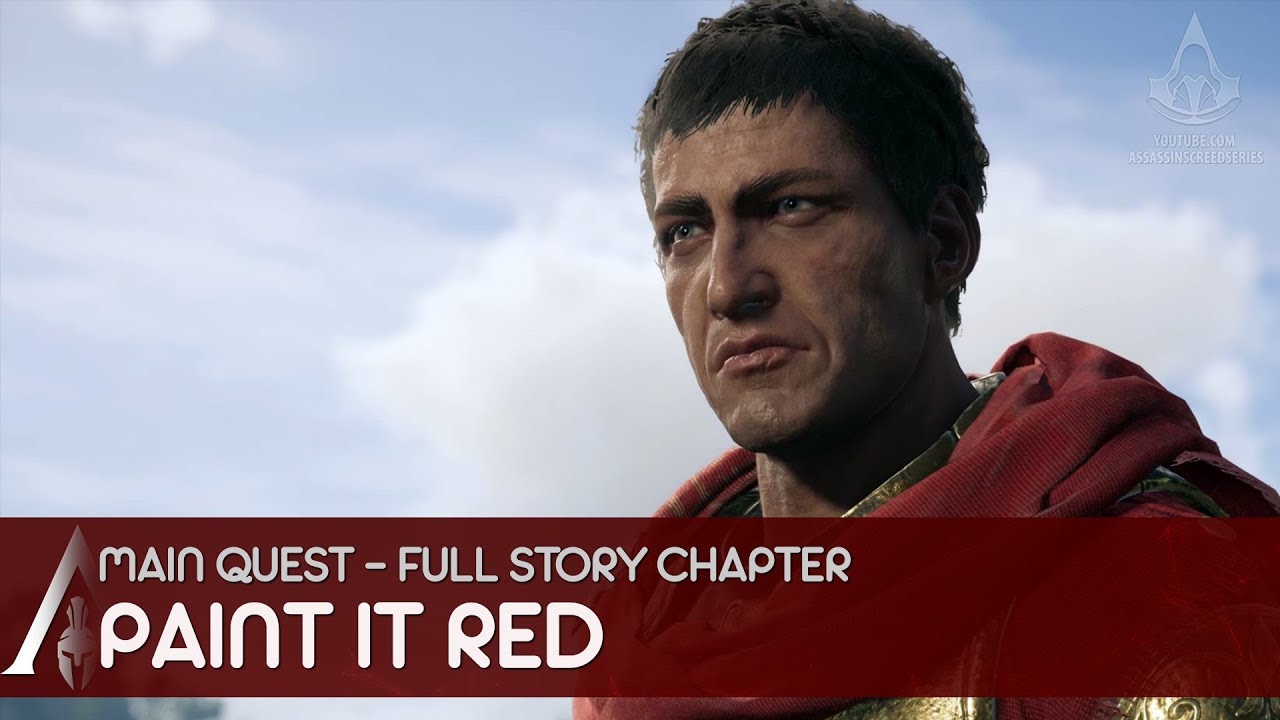 Assassin's Creed Odyssey - Gameplay Walkthrough Main Quest - Paint It Red