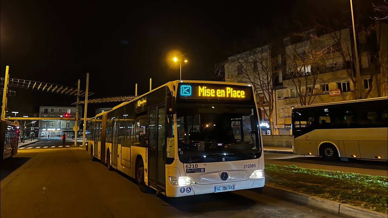 KICKDOWN Mercedes Benz Citaro G FL €4 ZF n*6210 sur les navette RER A