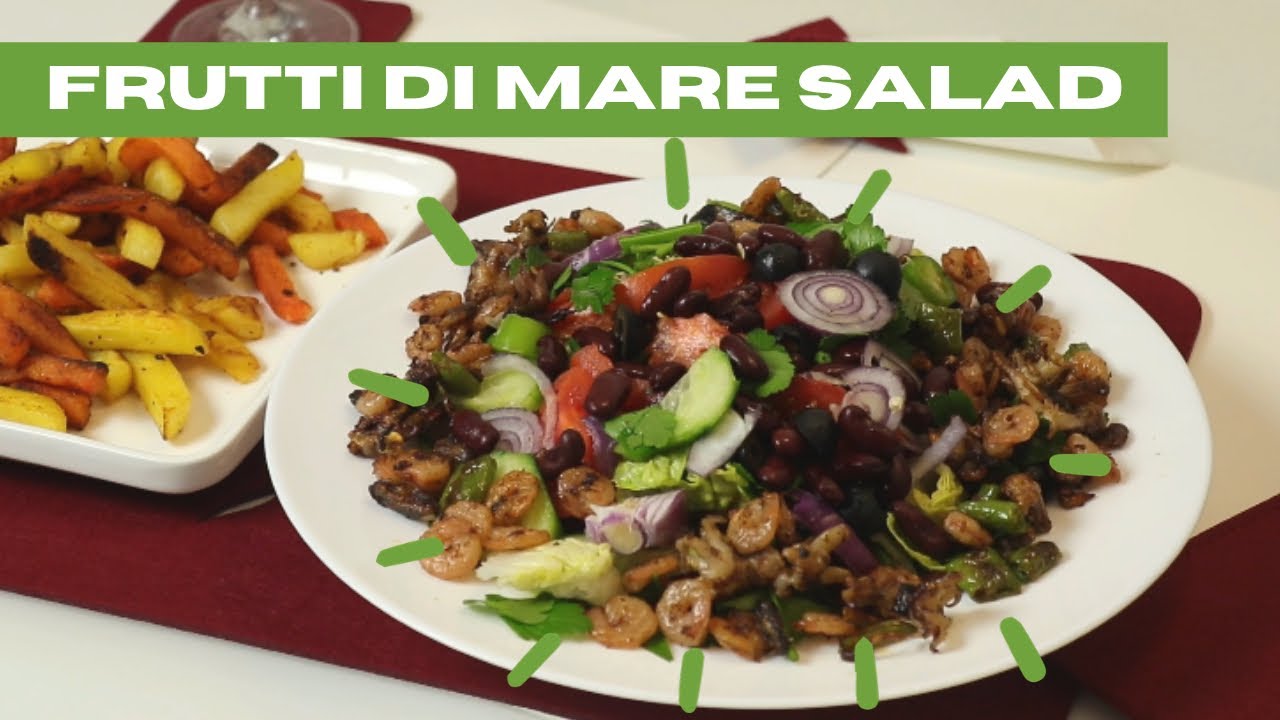 Healthy Frutti Di Mare Seafood Salad | Italian Salad