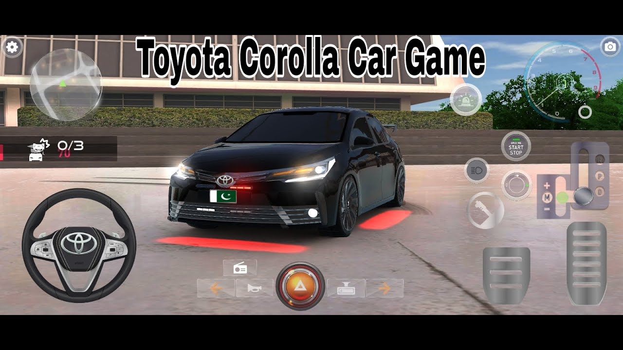 Toyota Corolla Altis Car Game for Android// New Corolla Car game simulation and race // Gameplay