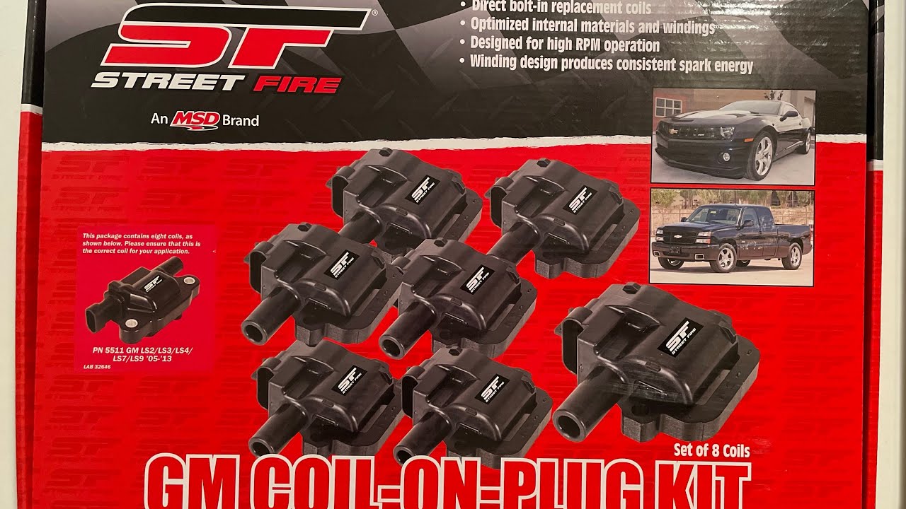 07-13 Silverado 1500 4.8/5.3/6.0L ~ MSD Street Fire Coil Pack Swap