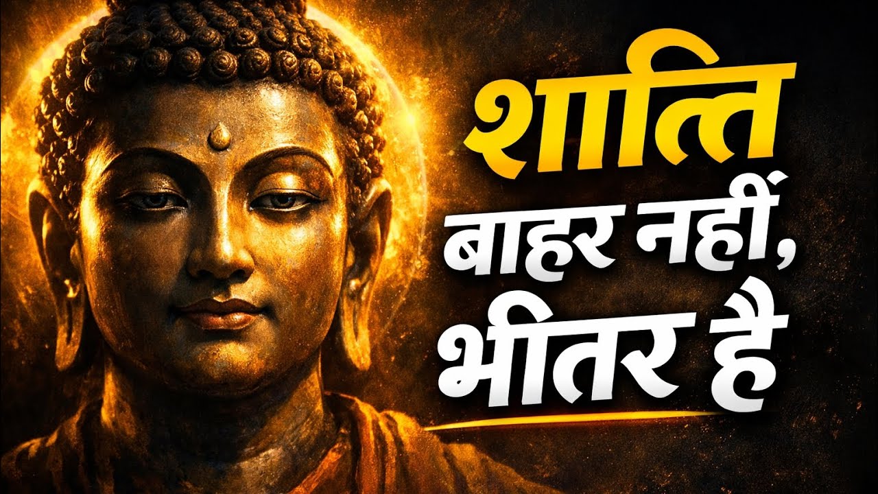 गौतम बुद्ध की पूरी कहानी | शांति बाहर नहीं, भीतर है | Motivational History Gautam budha ki  AKAHANI 