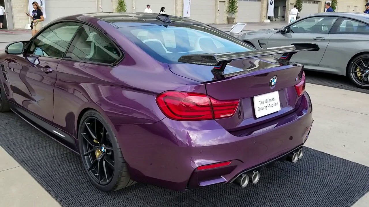 2018 BMW M4 in Purple Silk