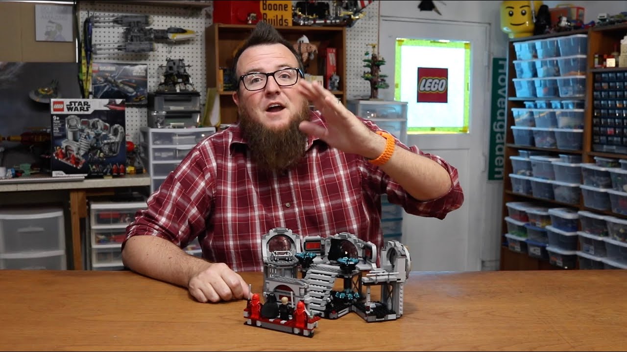LEGO Star Wars Death Star Final Duel build with Boone
