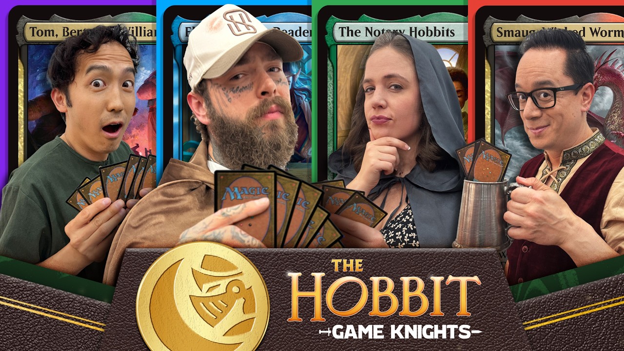 The Hobbit w/ Post Malone! | Game Knights 87 | Magic: The Gathering Commander Gameplay MTG EDH