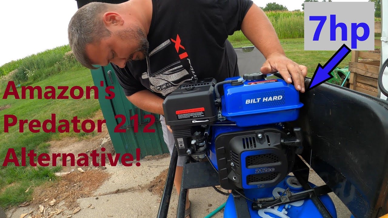 Replacing the engine in the go kart with the Amazon Bilt Hard 7hp motor