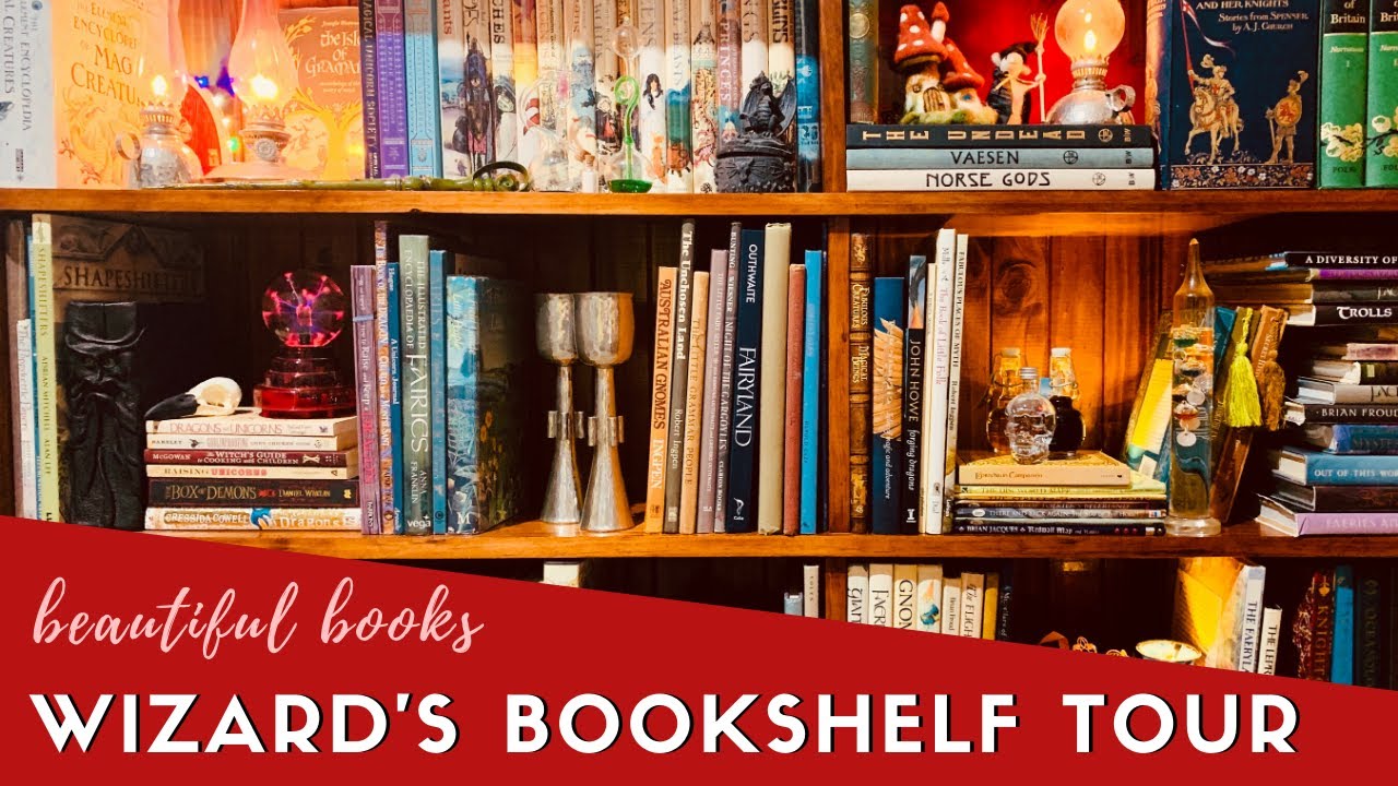 A Wizard's Library Bookshelf Tour (part 1) | Beautiful Books