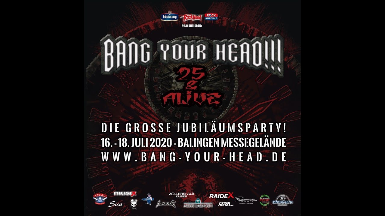BANG YOUR HEAD!!! 2020 Online Special - We party on: Das Festival kommt zu euch!