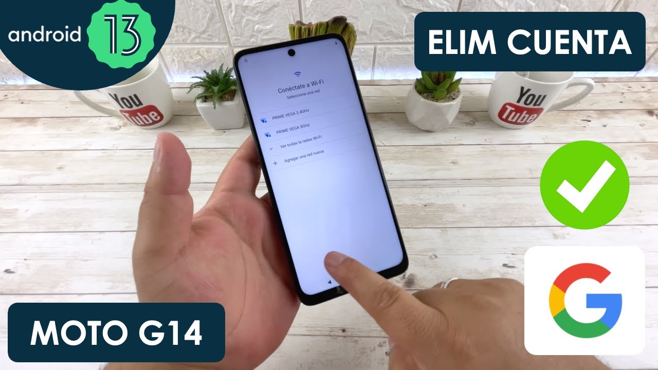 Eliminar Cuenta de Google Motorola Moto G14 | Android 13