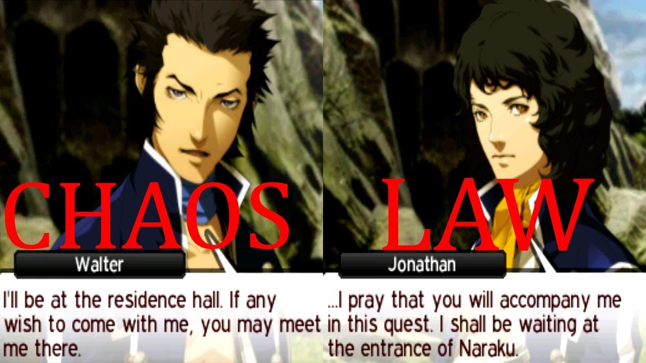 Shin Megami Tensei 4 Walter & Jonathan ROUTE