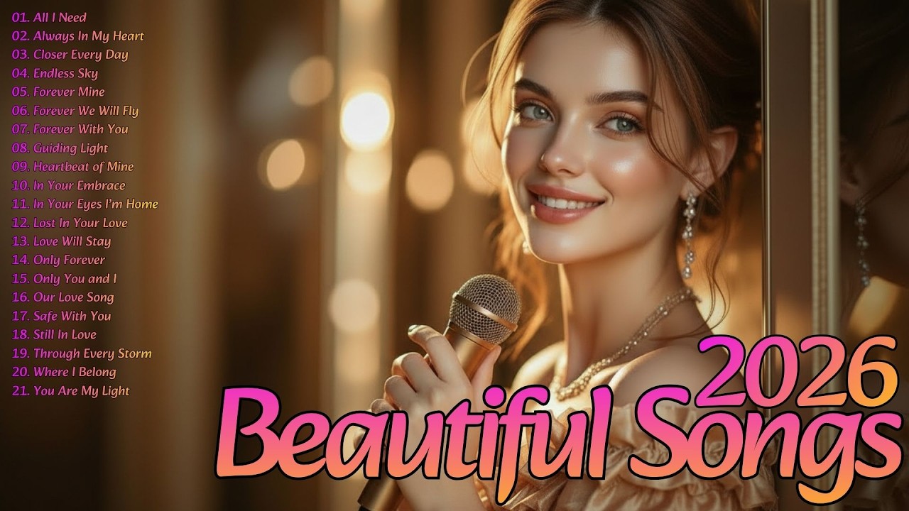 Romantic Songs 2026 🌙 Elegant Love Playlist – Soft, Delicate & Heartfelt Tunes