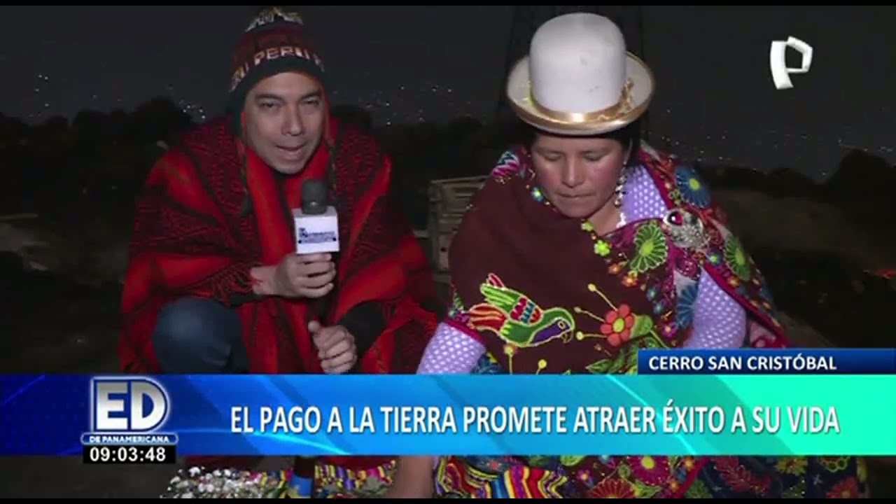 ¡Gracias Pachamama! Ritual de pago a la tierra en el cerro San Cristóbal (1/2)