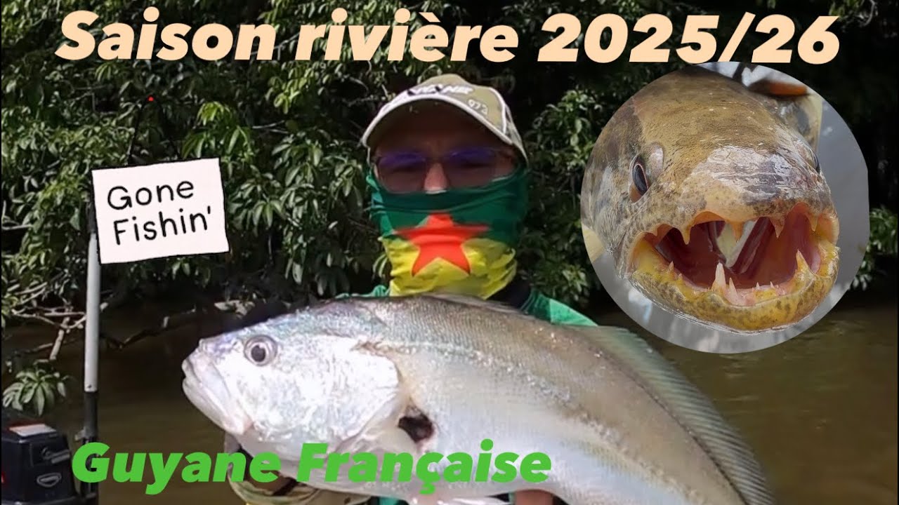 Pêche en Guyane.  Saison rivière 25/26 c’est parti 🤙🏻🎣🇬🇫