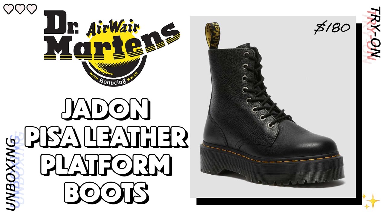 DR.MARTENS Jadon Pisa Leather Platform Boots | Try-On & Review | AERIN
