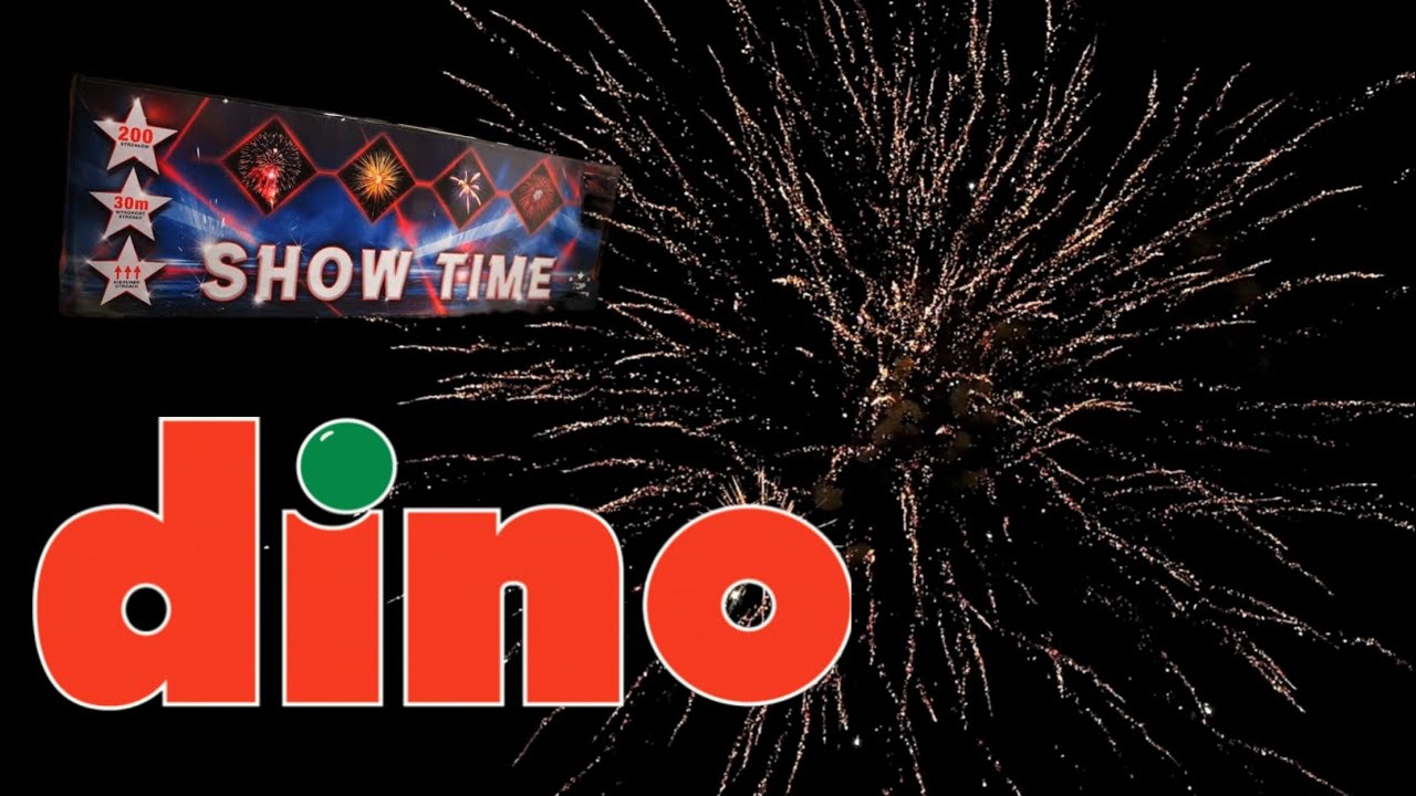 FAJERWERKI ZA 320 ZŁ Z DINO Wyrzutnia Show Time Piromax Market Dino Sylwester 2025/2026