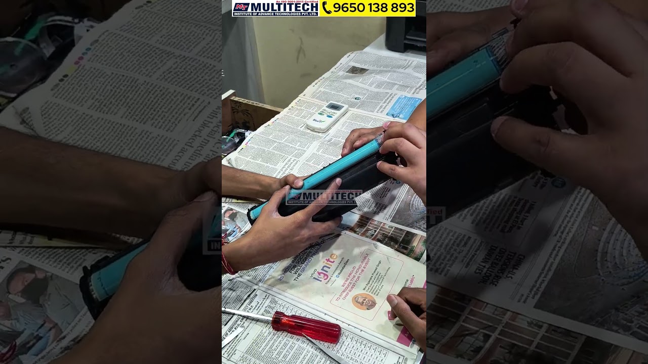 Multitech Live Practical class of Printer #multitechinstitute #printerrepair #printer