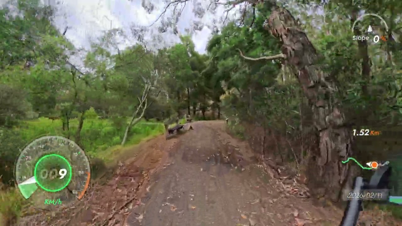 Riding around Gong Gong Reservoir Park 11th February 2026