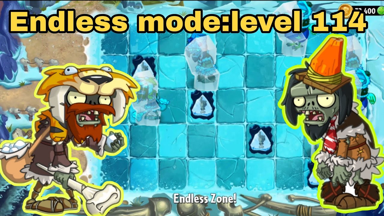 PvZ2. Бесконечный режим:level 114.