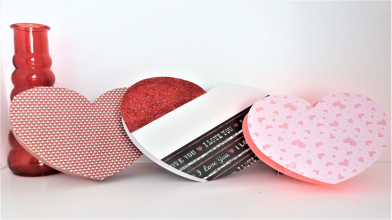 How To Assemble Our SVG Heart Boxes   (3 Variations)