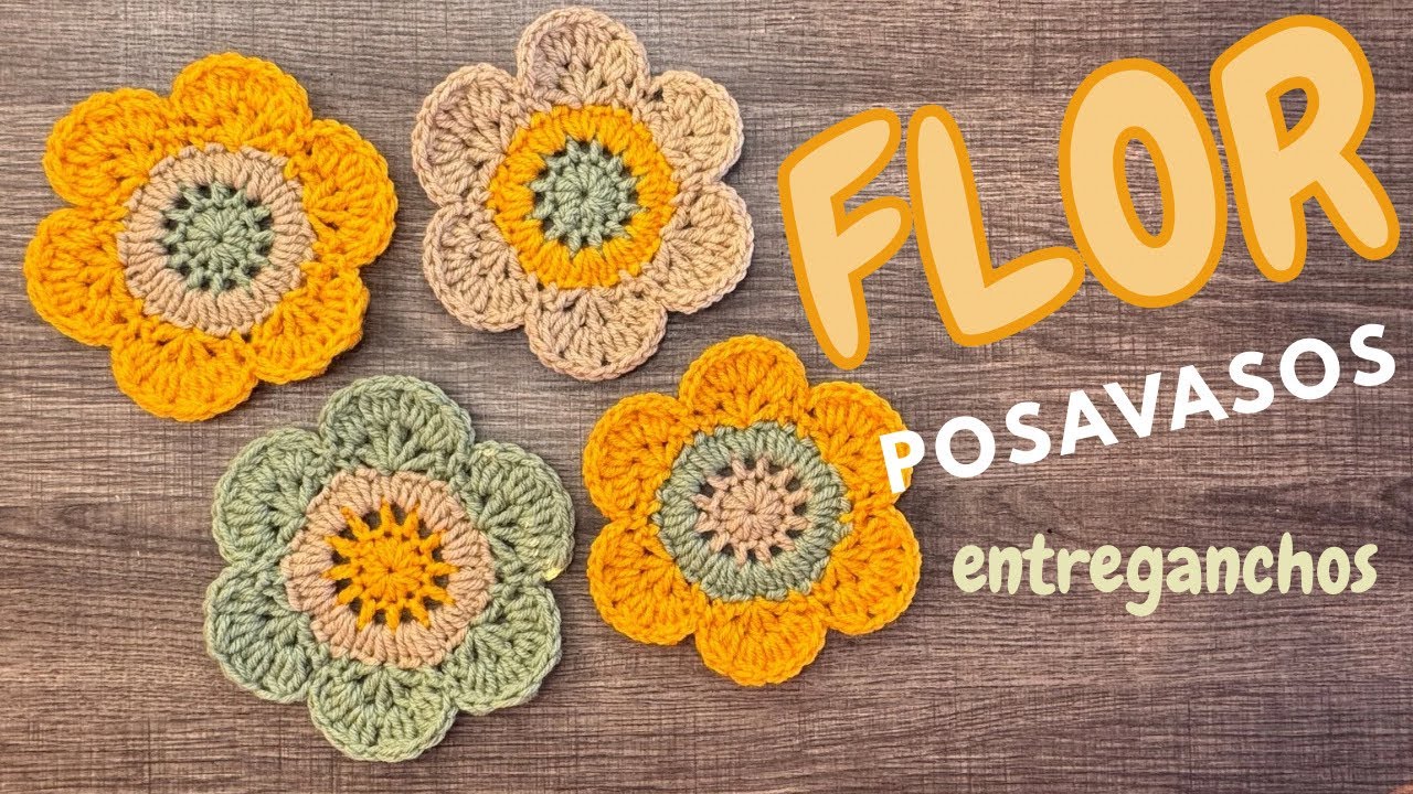 Flor posavasos 