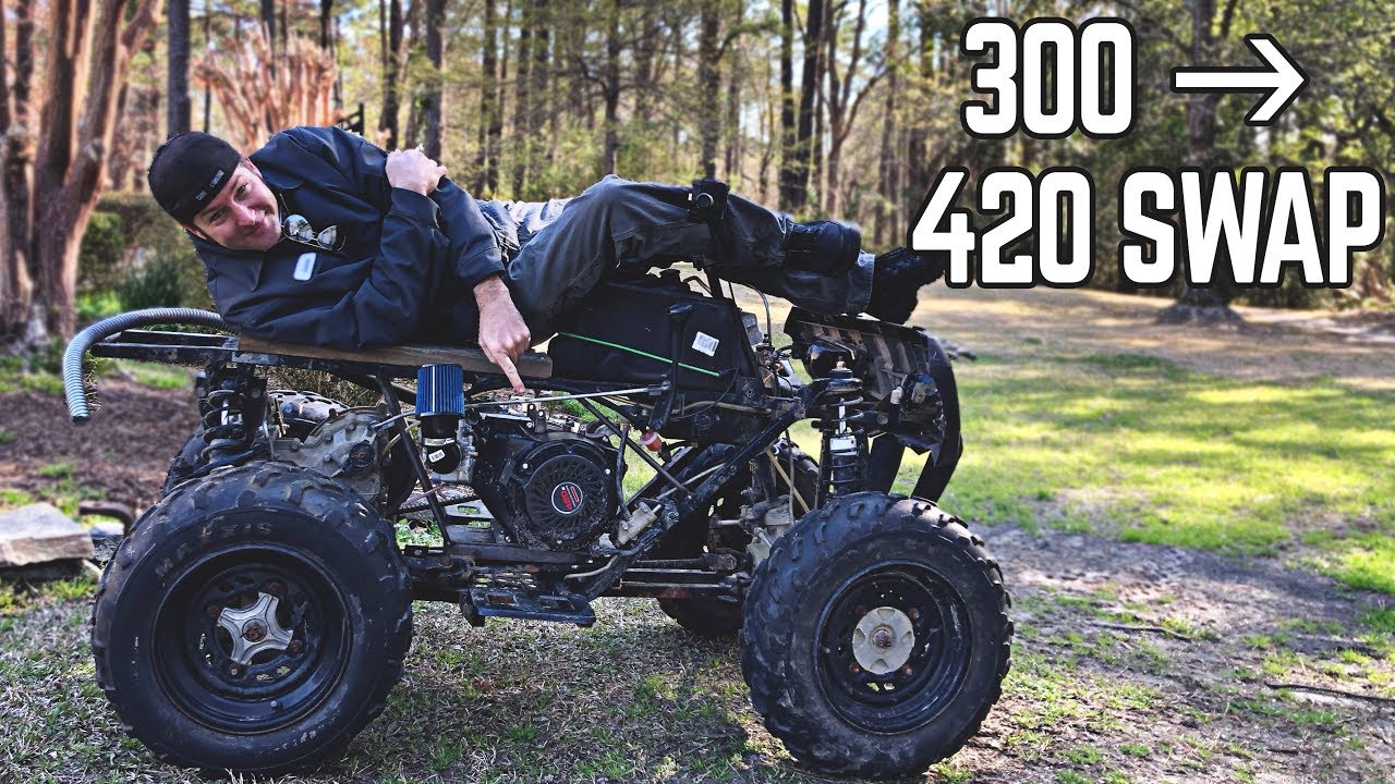 420cc Polaris 4WD ATV Swap!
