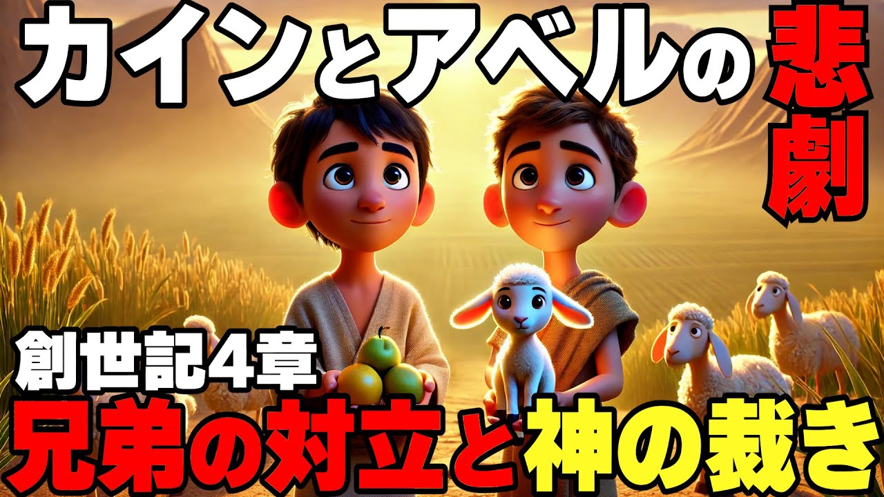 【創世記 第4章】カインとアベルの物語、兄弟の悲劇と神の試練【旧約聖書】