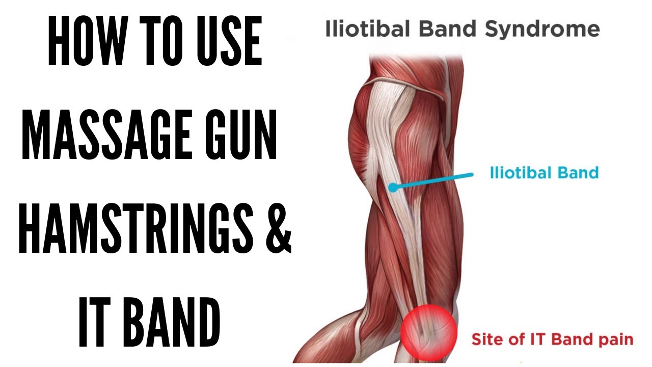 How to use your massage gun - Hamstrings and IT Band Syndrome Relief