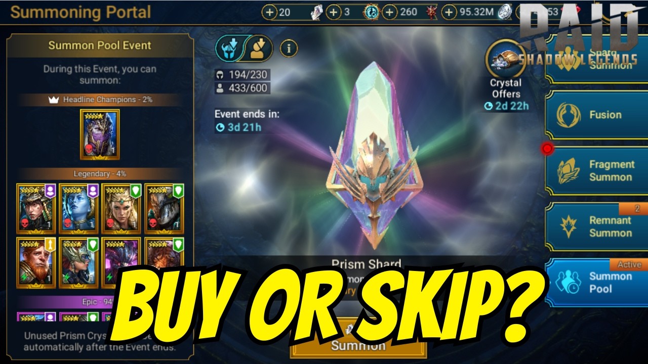 THE TRUTH ABOUT PRISM SHARDS | RAID Shadow Legends | RSL
