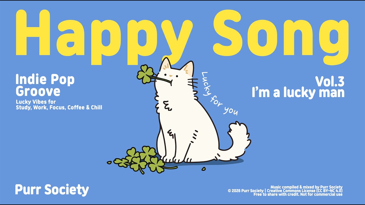 Indie Pop | Sunny Groove☀️ | It's a happy day! 🍀 | Playlist for Chill, Cafe, Study, Work | Vol.3