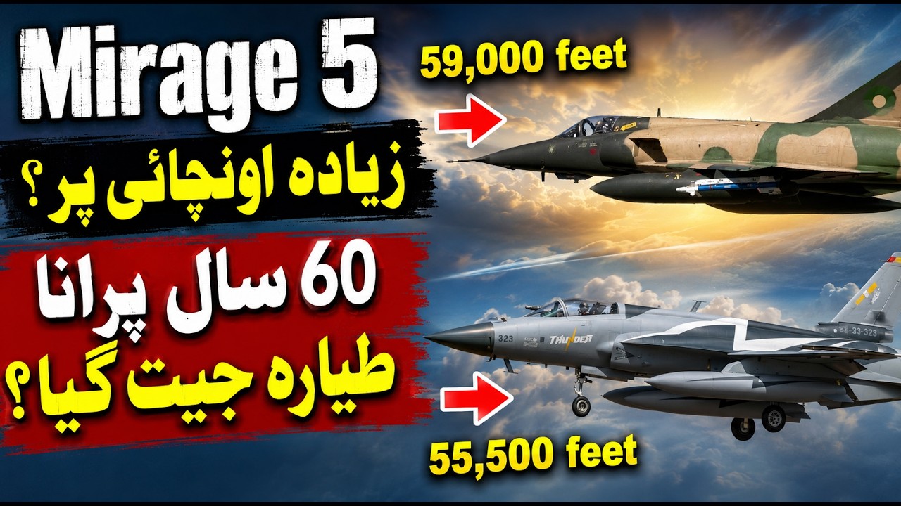 Pakistan's Mirage 5&rsquo;s High Altitude Myth vs JF-17 Block 3 Reality | PAF Breakdown