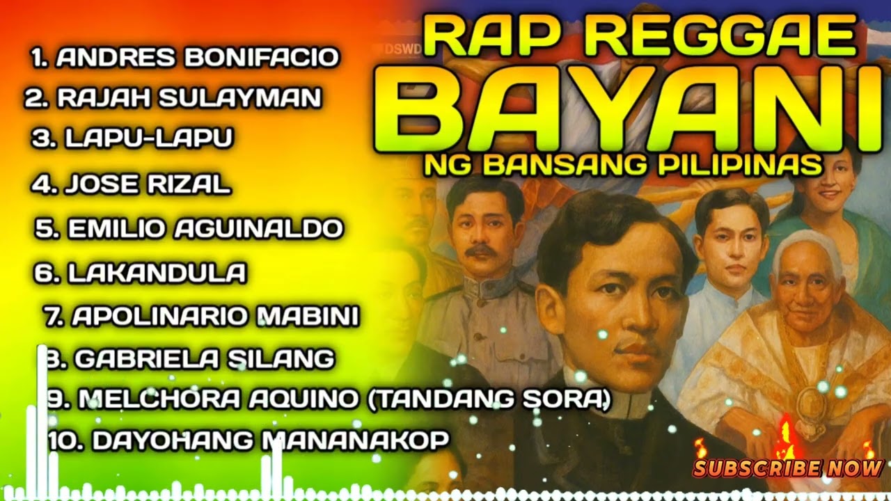 MGA BAYANI NG BANSANG PILIPINAS NONSTOP RAP REGGAE MIX 2025-2026 /MR.FR311 OFFICIAL 