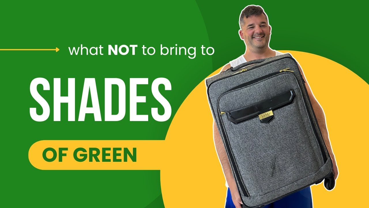 Leave These 10 Things At HOME! What NOT To Bring to Shades Of Green On Walt Disney World Resort