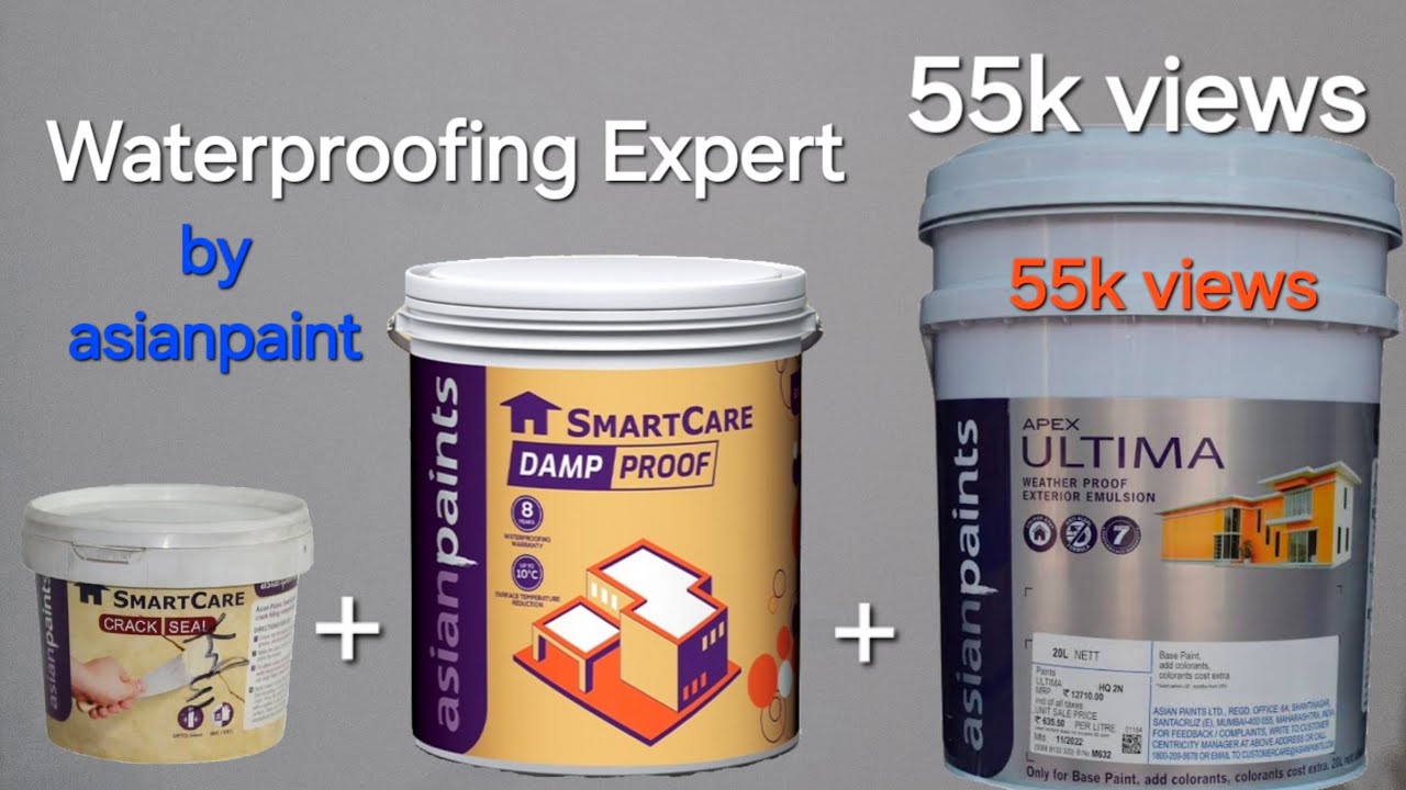 Damp Proof Water Proofing How To Use On Wall  #Exterior Wall Paint #Asianpaint Apex Ultima