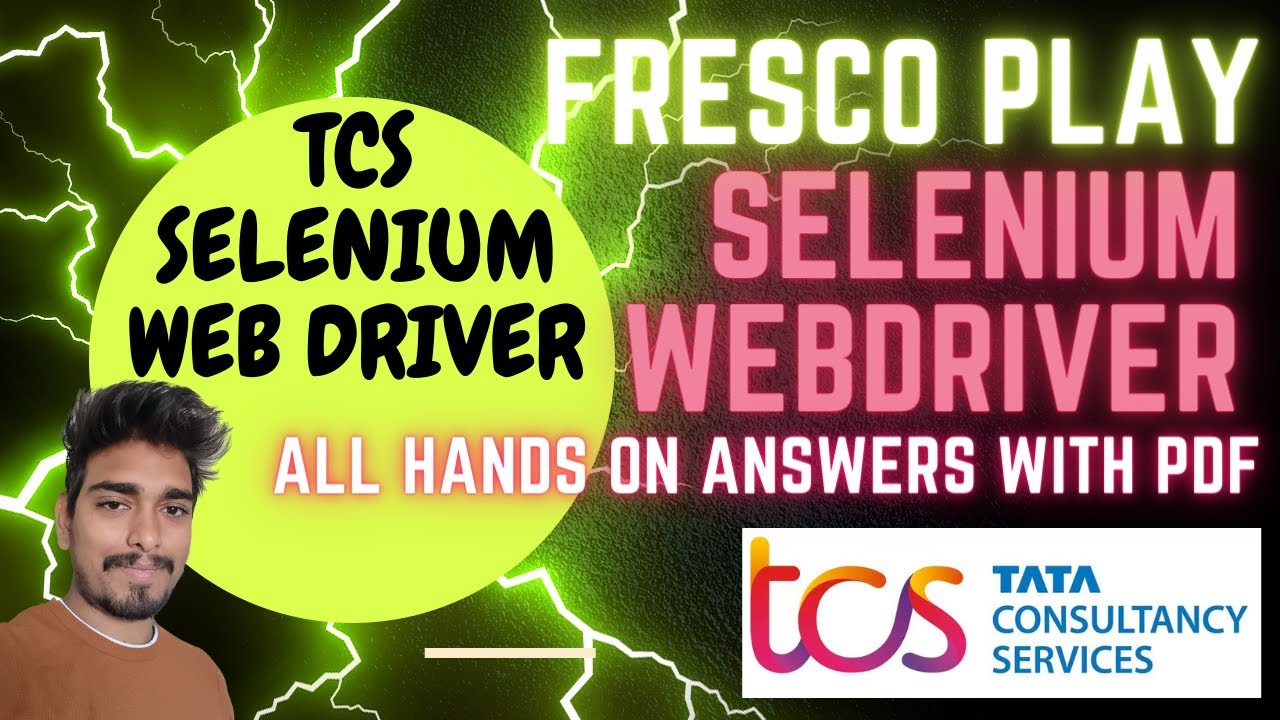 TCS Selenium WebDriver HANDS ON Fresco Play All  Answers with PDF