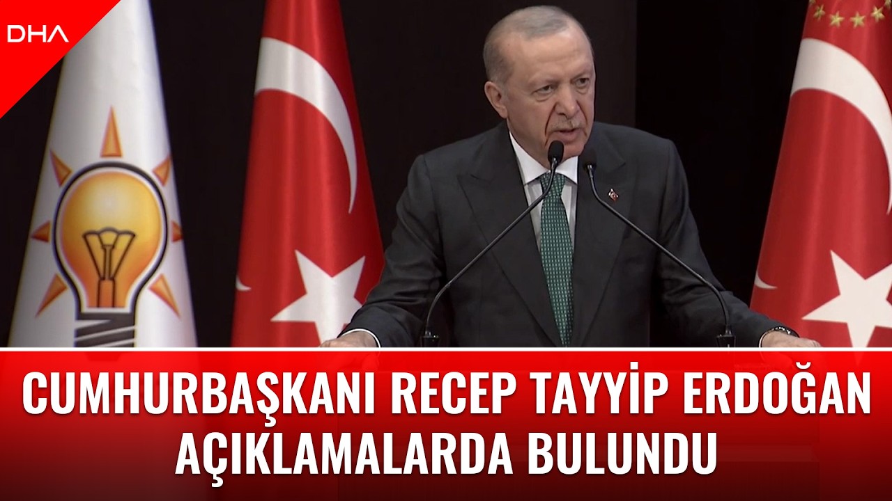 Cumhurbaşkanı Erdoğan, AK Parti Genişletilmiş İl Başkanları Toplantısı'nda konuştu