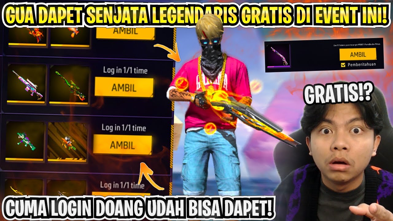 GUA DAPET SENJATA LEGENDARIS GRATIS DI EVENT INI! CUMAN LOGIN DOANG GAMPANG BANGET! 😱