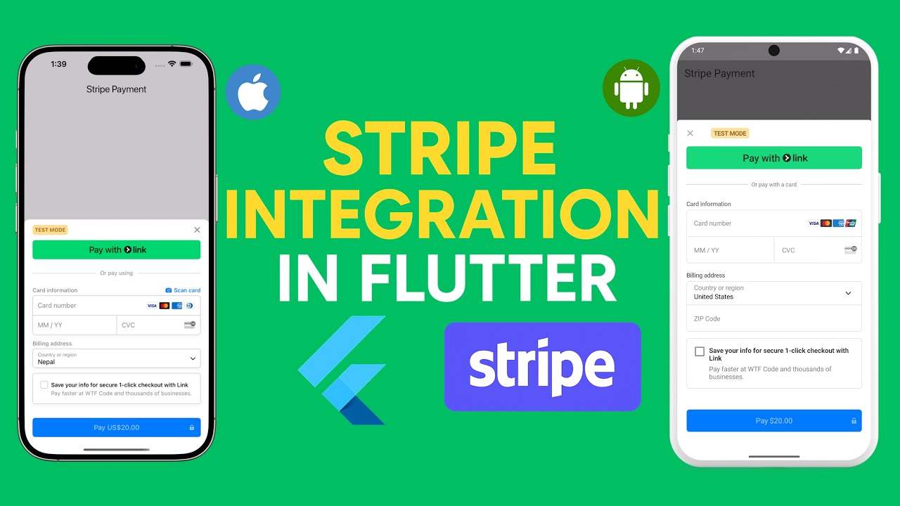 Stripe Payment Integration in Flutter | Flutter Stripe Payment | iOS & Android Complete Guide