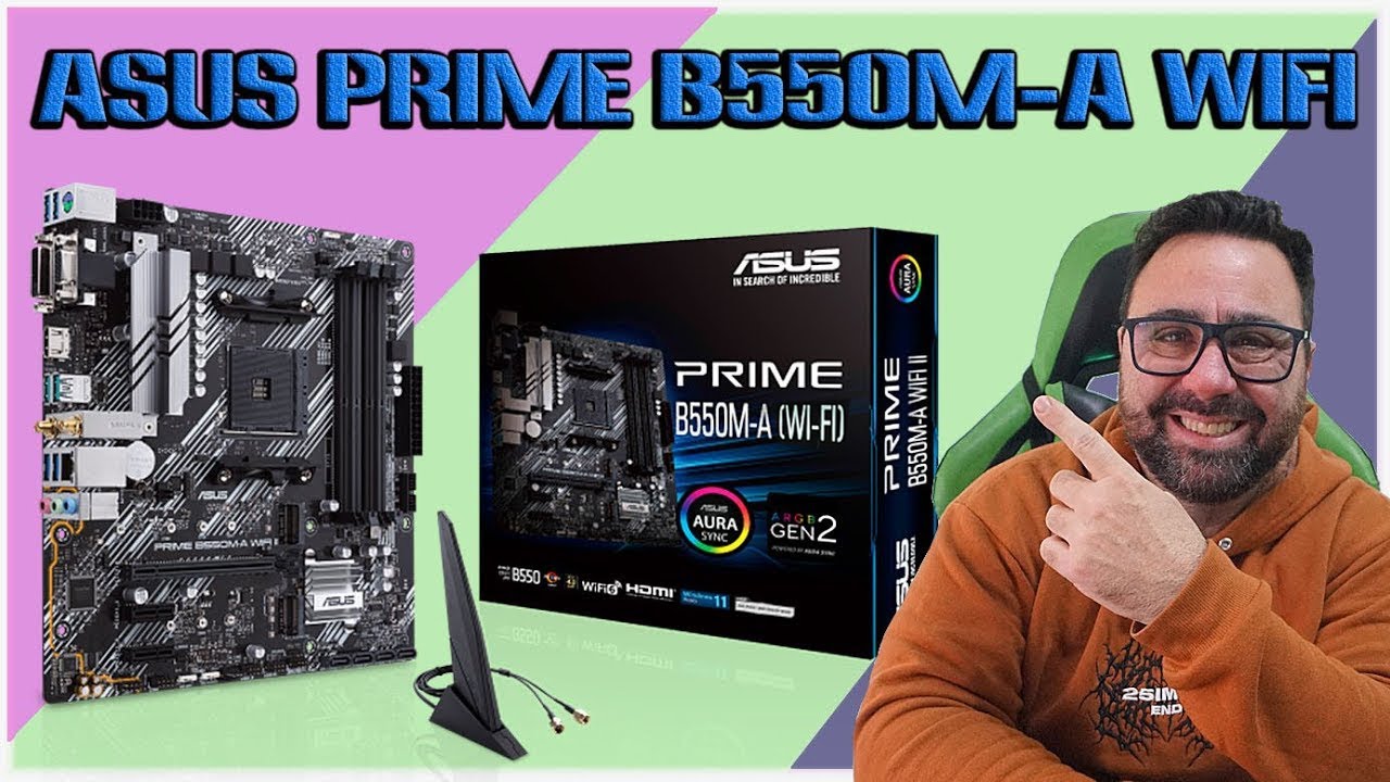 Asus PRIME B550M-A WIFI  - Con lo ultimo de la Tecnología